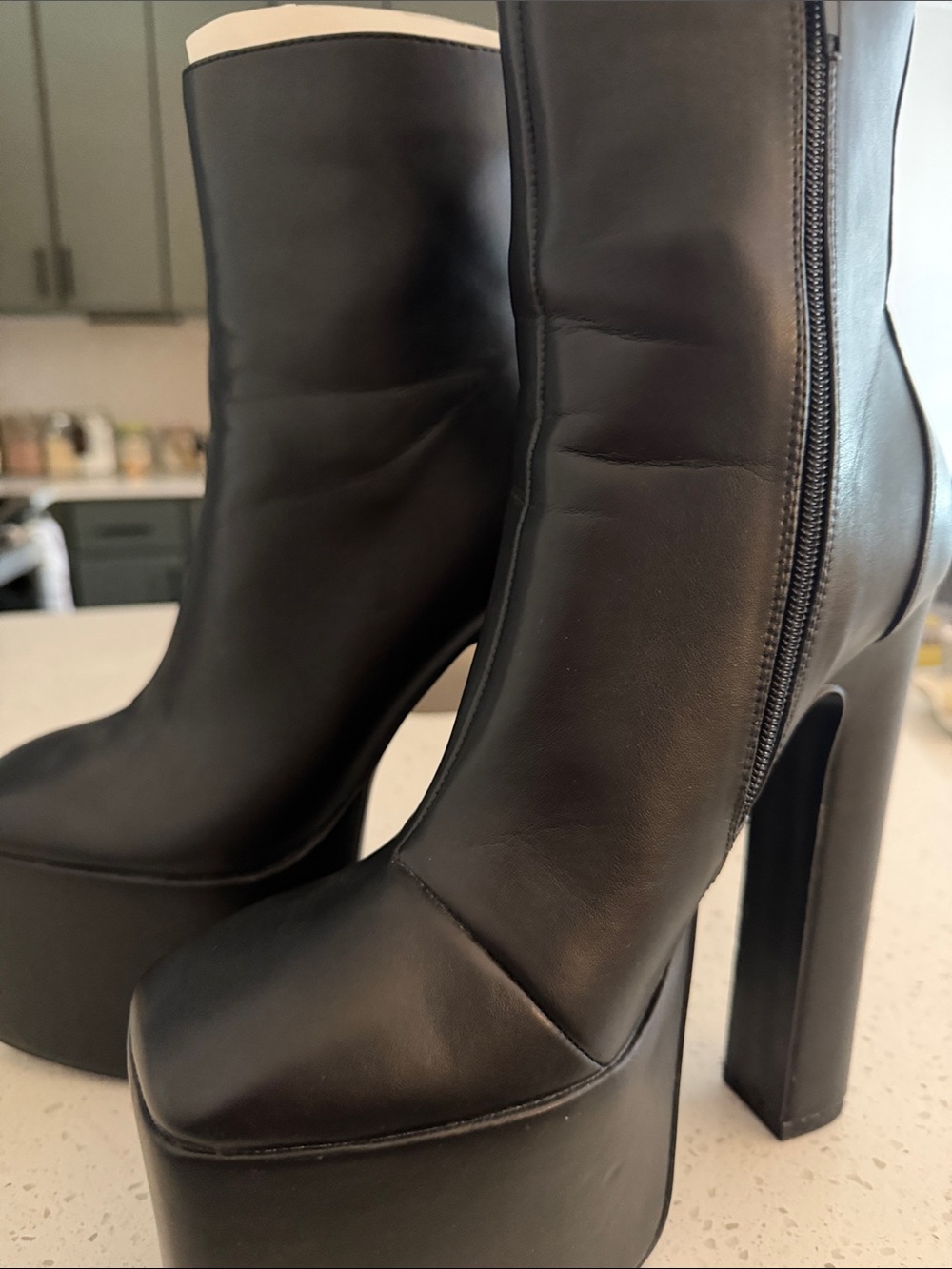 Poppy boots by pink kiss, DollsKill goth girl ankle boots 7inches